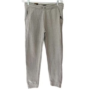 NWT Lee Chevron Knit Fleece Lined High Waisted Tapered Leg Joggers Size Medium